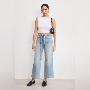 Good American Blue Flare Jeans